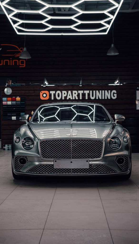 UC3005, IRISTEK PPF Colors Liquid Metal Silver — Bentley Continental GT
